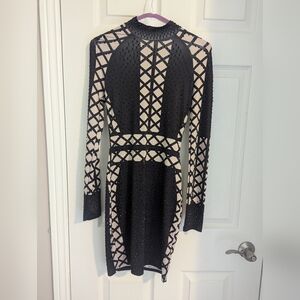 Fully beaded cocktail dress